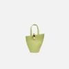 The small Bambola Small asymmetric bucket bag The small Bambola Small asymmetric bucket bag