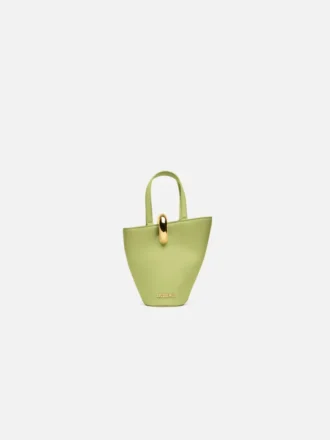 The small Bambola Small asymmetric bucket bag