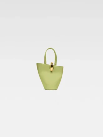 The small Bambola Small asymmetric bucket bag