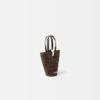 The small Bambola Small asymmetric bucket bag
