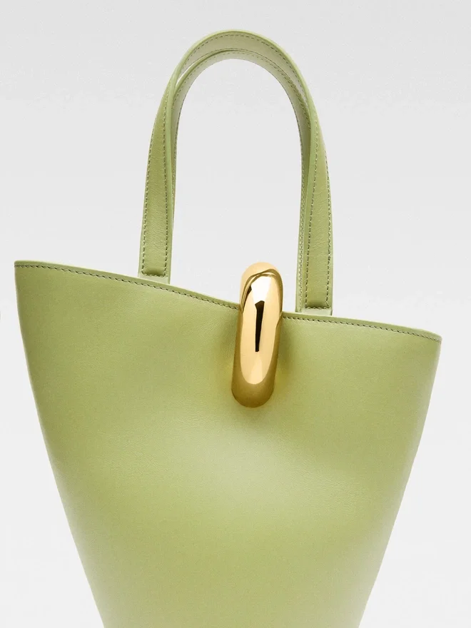 The small Bambola Small asymmetric bucket bag The small Bambola Small asymmetric bucket bag