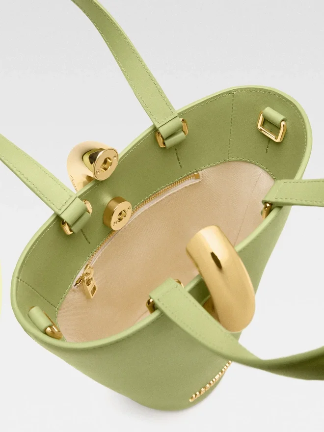 The small Bambola Small asymmetric bucket bag The small Bambola Small asymmetric bucket bag