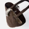 The small Bambola Small asymmetric bucket bag