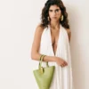 The small Bambola Small asymmetric bucket bag The small Bambola Small asymmetric bucket bag