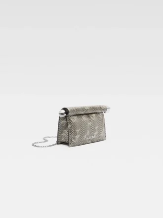 The small Rond Carré clutch Mini take-away pouch bag