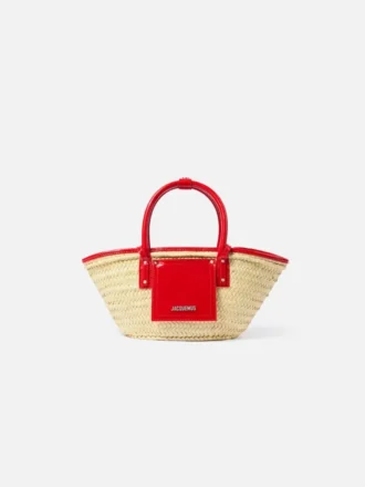 The small Soli basket Mini beach basket bag