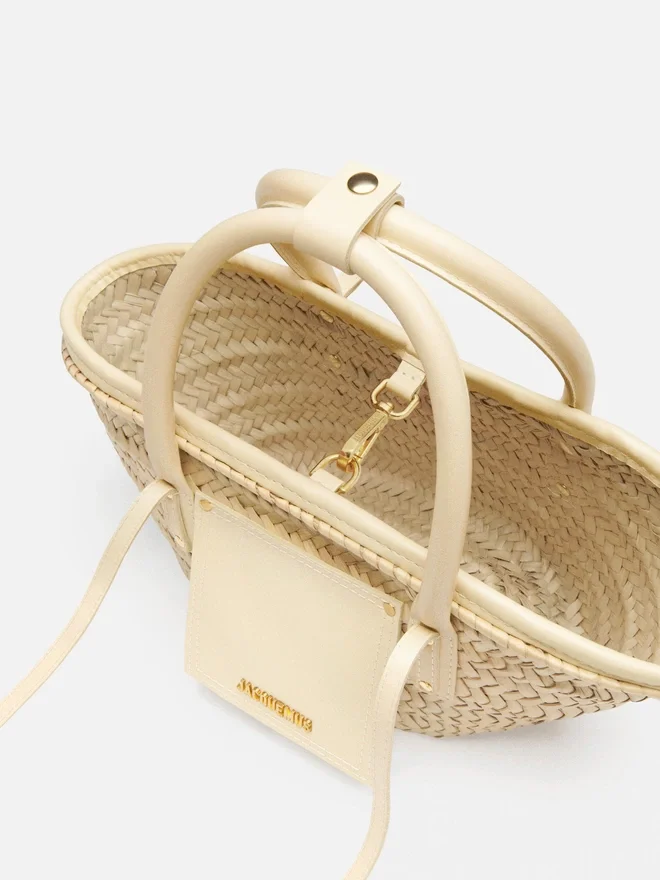 The small Soli basket Mini beach basket bag The small Soli basket Mini beach basket bag
