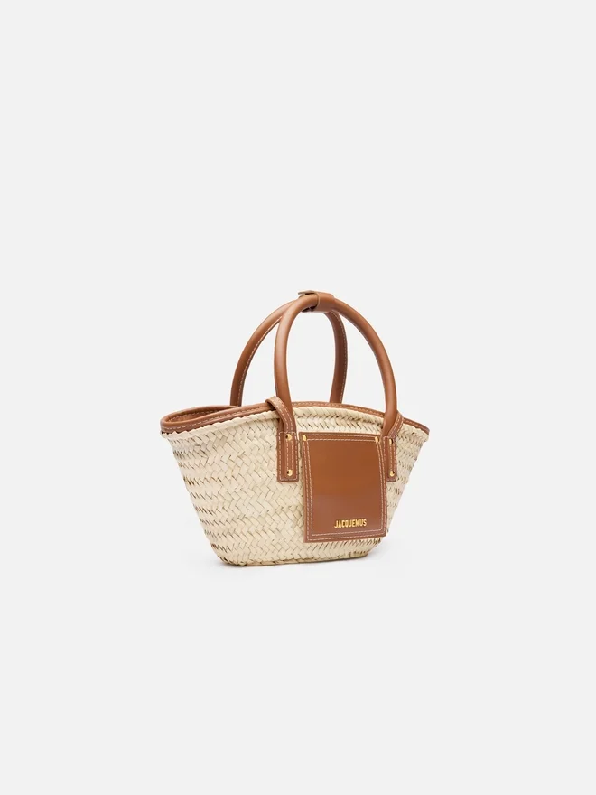 The small Soli basket Raphia beach basket bag The small Soli basket Raphia beach basket bag
