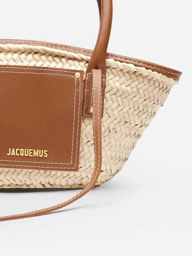 The small Soli basket Raphia beach basket bag The small Soli basket Raphia beach basket bag