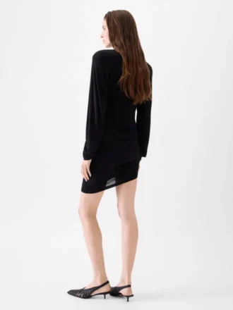 The Spallina dress Draped turtleneck dress
