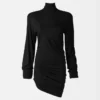 The Spallina dress Draped turtleneck dress The Spallina dress Draped turtleneck dress