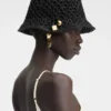 The Spiaggia bucket hat Raffia charm bucket hat The Spiaggia bucket hat Raffia charm bucket hat