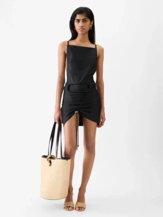 The Spiaggia dress Square-neck dress with built-in bodysuit