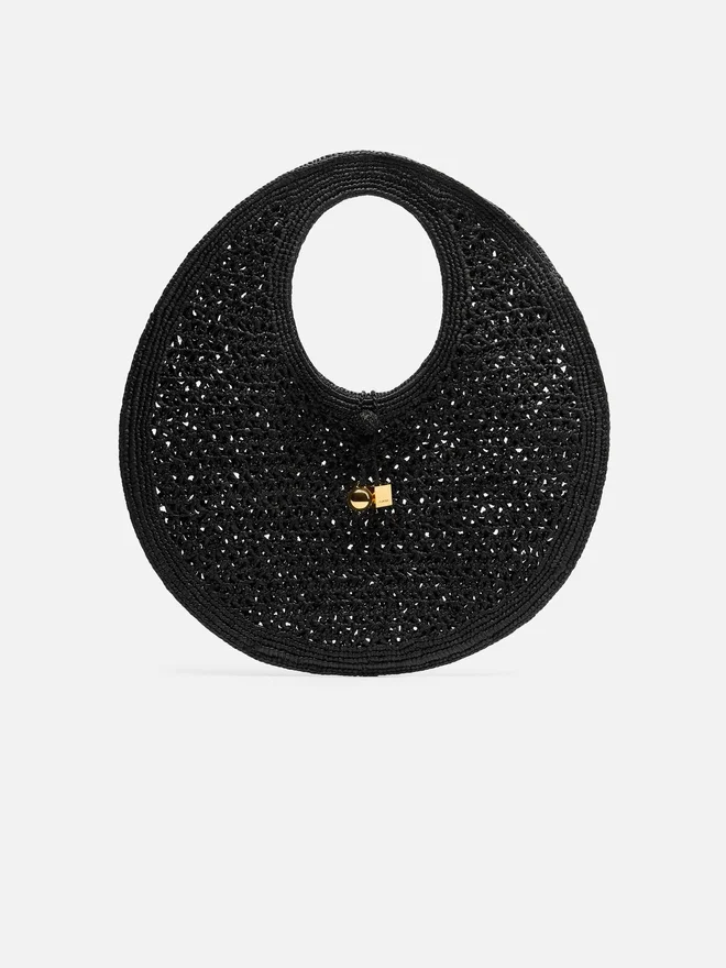 The Spiaggia round bag Raffia circle bag The Spiaggia round bag Raffia circle bag