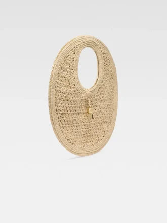The Spiaggia round bag Raffia circle bag