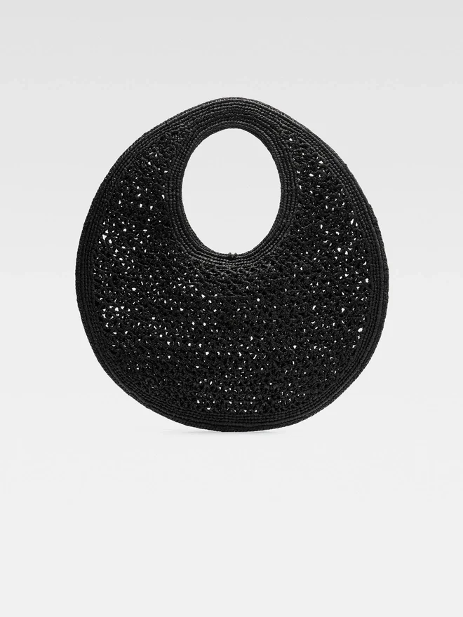 The Spiaggia round bag Raffia circle bag The Spiaggia round bag Raffia circle bag