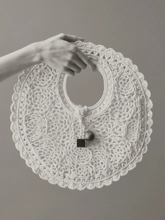 The Spiaggia small round bag Small lace circle bag The Spiaggia small round bag Small lace circle bag