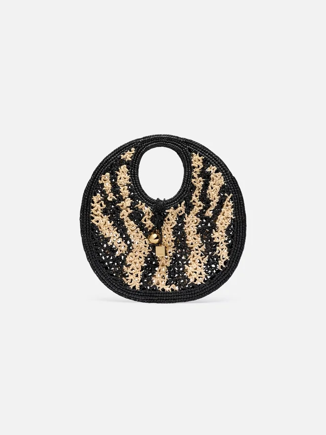 The Spiaggia small round bag Small raffia circle bag The Spiaggia small round bag Small raffia circle bag