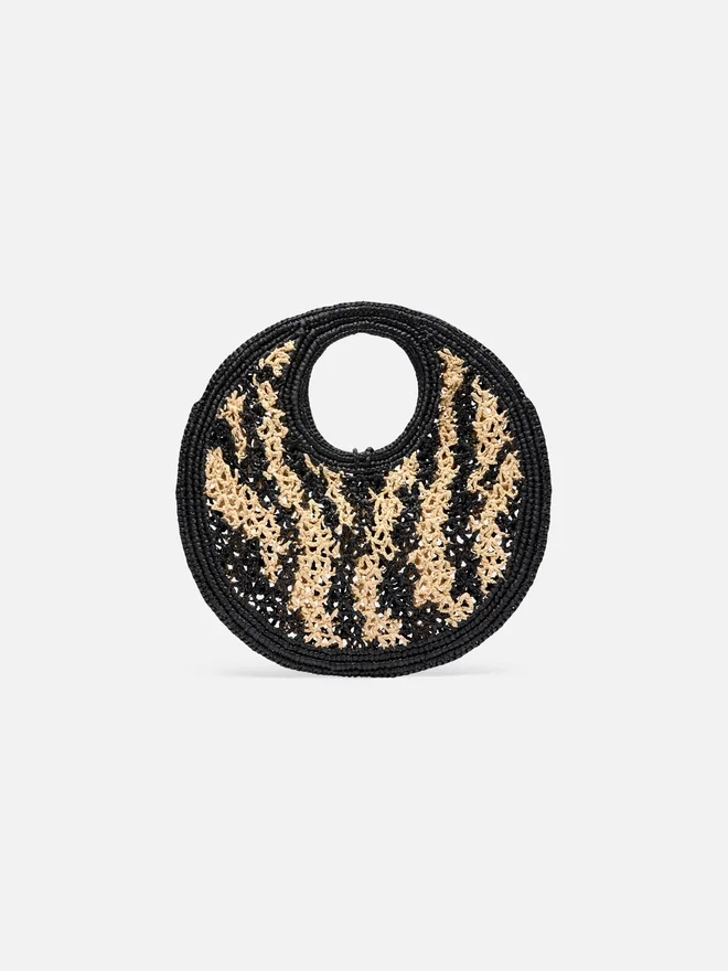 The Spiaggia small round bag Small raffia circle bag The Spiaggia small round bag Small raffia circle bag