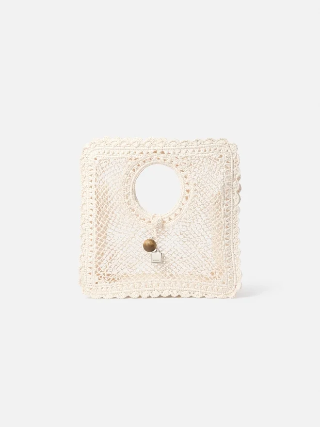 The Spiaggia small square bag Small lace square bag The Spiaggia small square bag Small lace square bag
