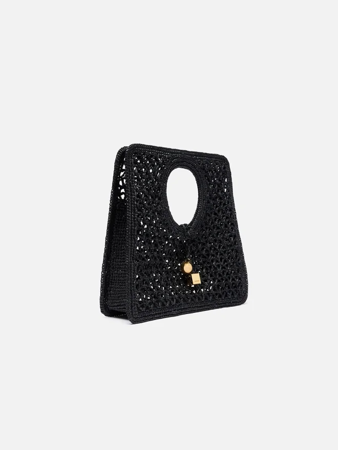 The Spiaggia small square bag Small square raffia bag The Spiaggia small square bag Small square raffia bag