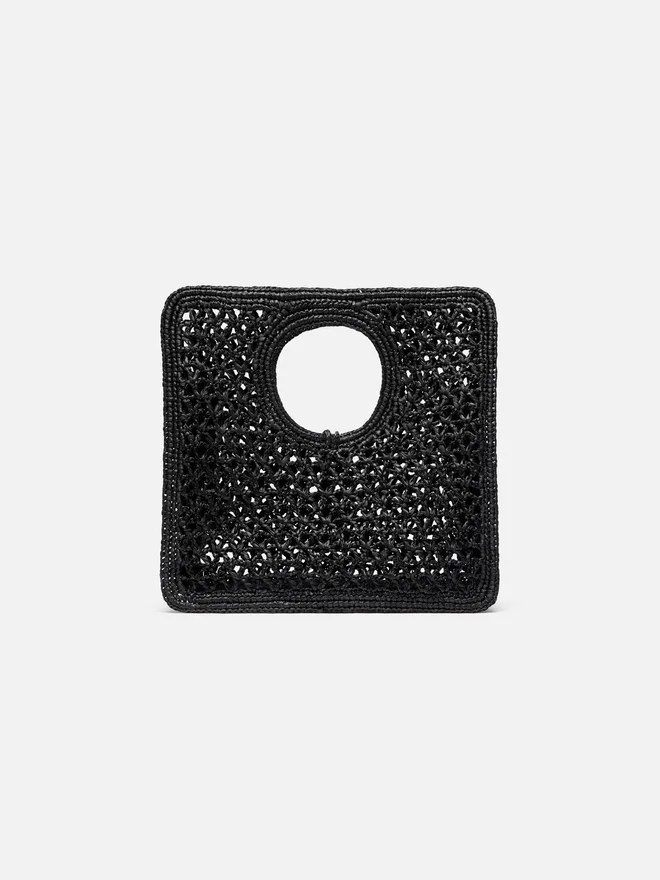 The Spiaggia small square bag Small square raffia bag The Spiaggia small square bag Small square raffia bag