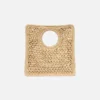 The Spiaggia small square bag Small square raffia bag The Spiaggia small square bag Small square raffia bag