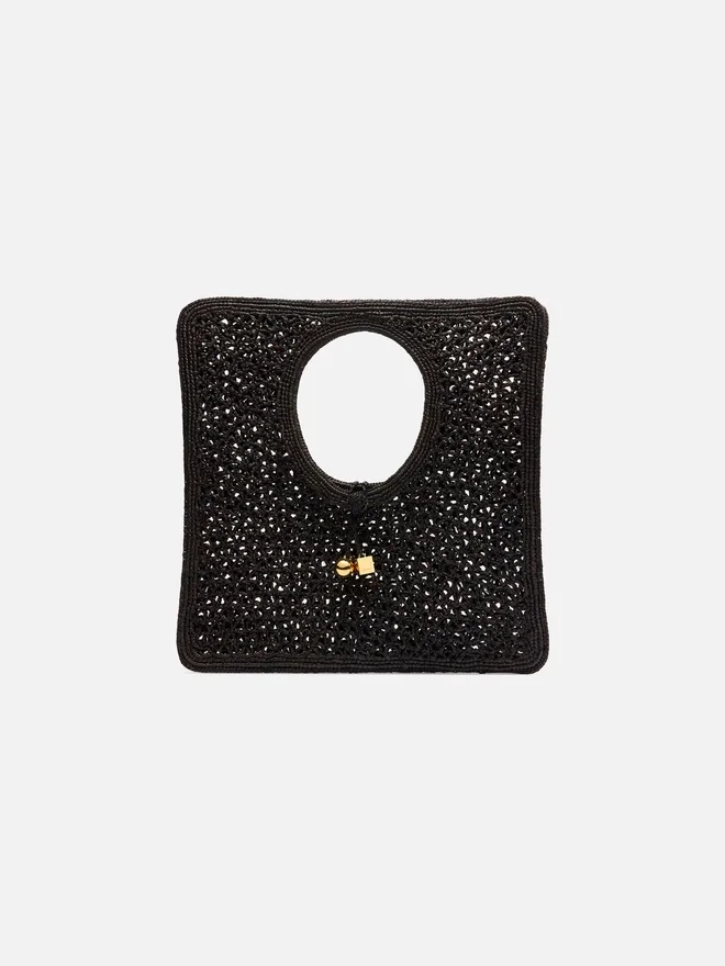 The Spiaggia square bag Raffia square bag The Spiaggia square bag Raffia square bag