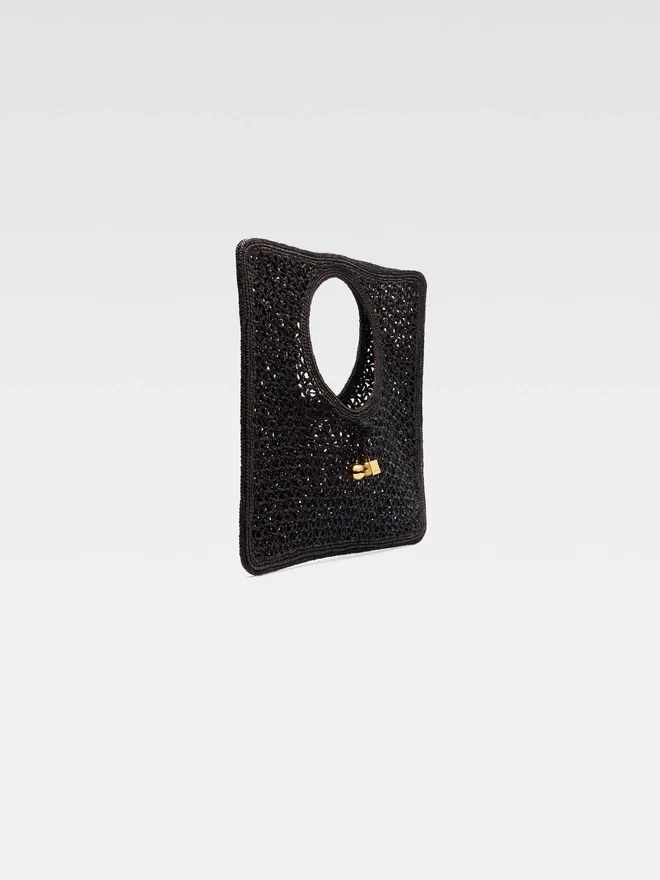 The Spiaggia square bag Raffia square bag The Spiaggia square bag Raffia square bag