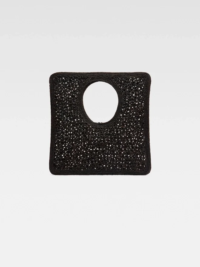 The Spiaggia square bag Raffia square bag The Spiaggia square bag Raffia square bag