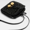 The Spiaggia wallet Raffia AirPods holder