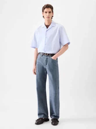 The straight de-Nîmes denim pants Straight-leg jeans