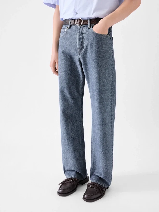 The straight de-Nîmes denim pants Straight-leg jeans The straight de-Nîmes denim pants Straight-leg jeans