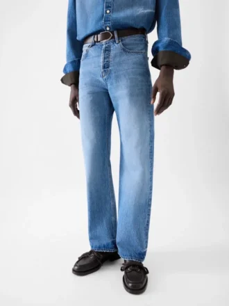 The straight de-Nîmes denim pants Straight leg jeans