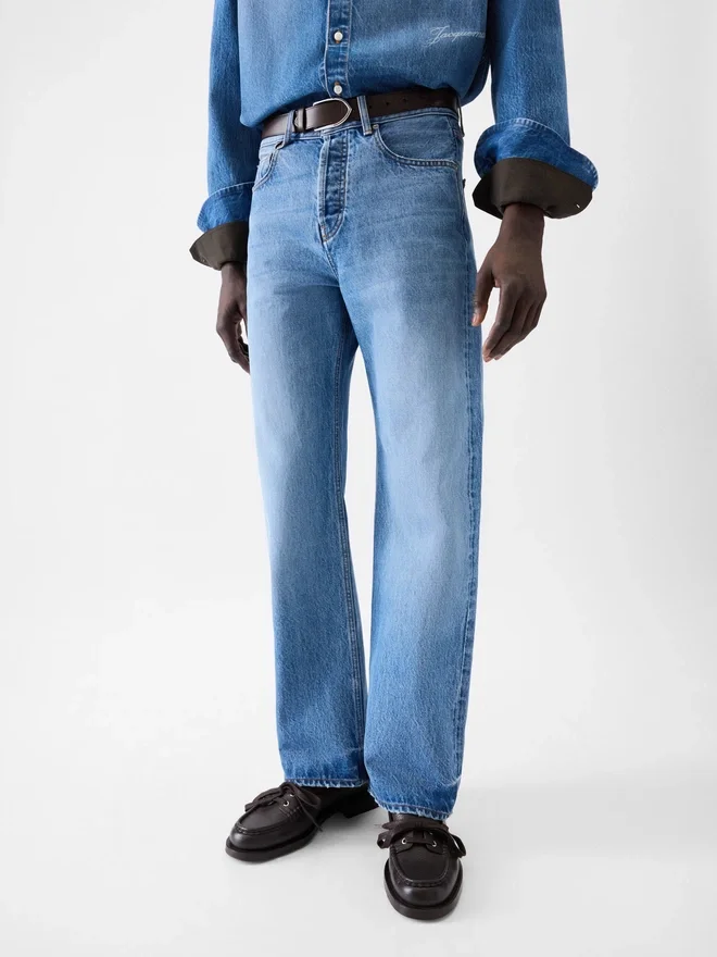 The straight de-Nîmes denim pants Straight leg jeans The straight de-Nîmes denim pants Straight leg jeans