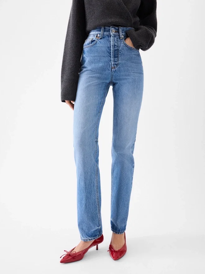 The straight de-Nîmes denim pants Straight-leg jeans The straight de-Nîmes denim pants Straight-leg jeans