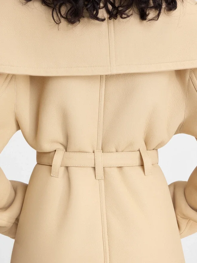 The Telo coat Long shearling coat The Telo coat Long shearling coat