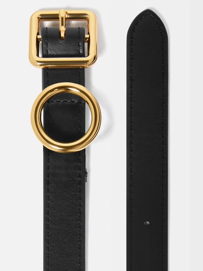 The thin Regalo belt Circle and square thin buckle belt The thin Regalo belt Circle and square thin buckle belt