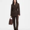 The Tibau jacket Asymmetric double-breasted blazer