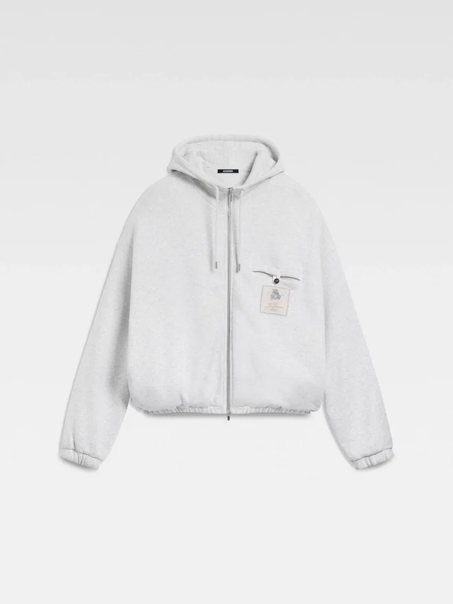The Torneo hoodie Jacquemus Club logo zipped hoodie The Torneo hoodie Jacquemus Club logo zipped hoodie