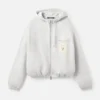 The Torneo hoodie Rosemary label zipped hoodie The Torneo hoodie Rosemary label zipped hoodie