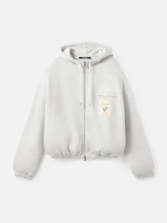 The Torneo hoodie Rosemary label zipped hoodie