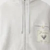 The Torneo hoodie Rosemary label zipped hoodie The Torneo hoodie Rosemary label zipped hoodie