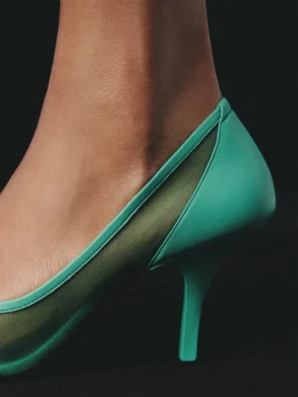 The Tourni heels Twisted pump heels