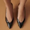 The Tourni heels Twisted pump heels