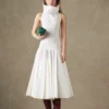 The Triana dress Flared godet dress