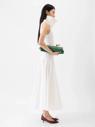 The Triana dress Flared godet dress