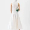 The Triana dress Flared godet dress