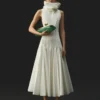 The Triana dress Flared godet dress