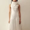 The Triana dress Flared godet dress